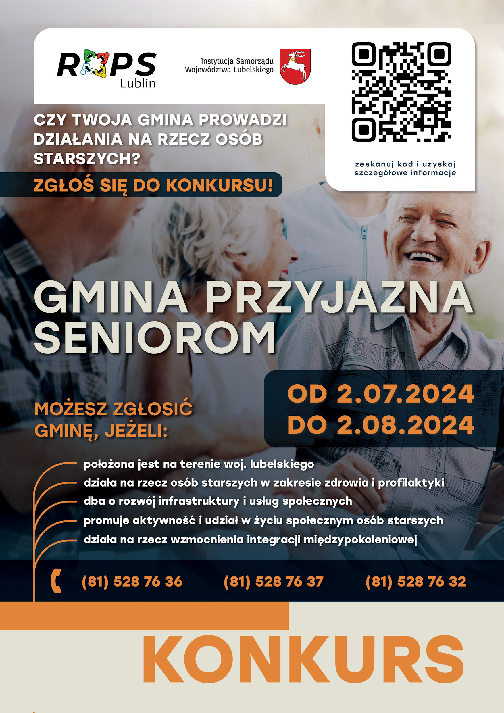 plakat gmina przyjazna seniorom